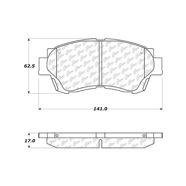 Centric Parts Disc Brake Pad Set