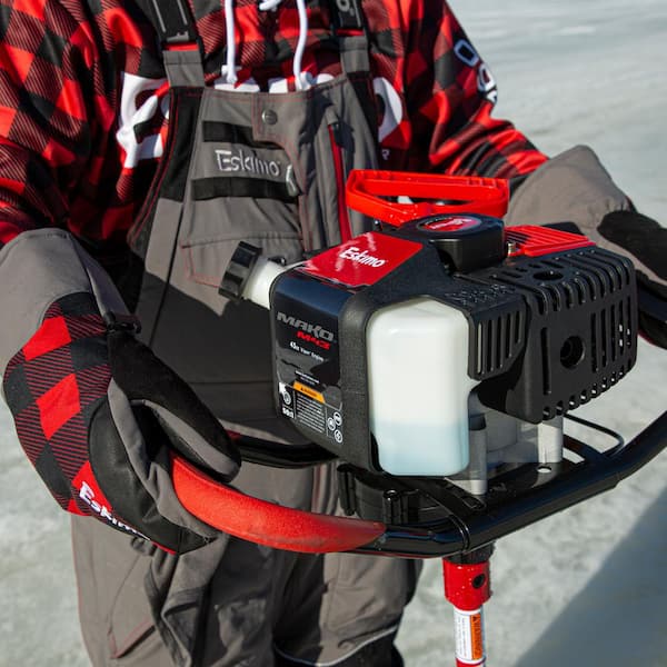  Eskimo S33Q8 Sting Ray 33cc with 8Quantum Ice Auger Red : Ice  Fishing : Sports & Outdoors