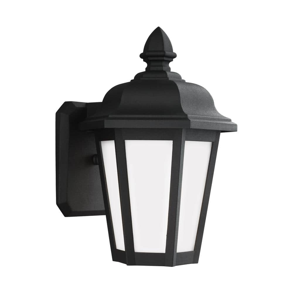 Brentwood 1-Light Black Outdoor 10.25 in. Wall Lantern Sconce price history on PriceWatchPro