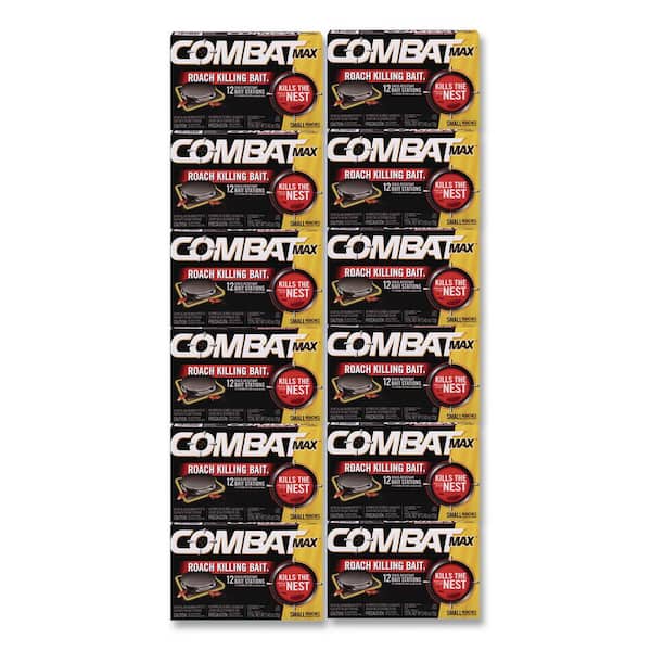 COMBAT 0.43 oz. Small Roach Bait, 12 Baits/Pack, 12 Packs/Carton