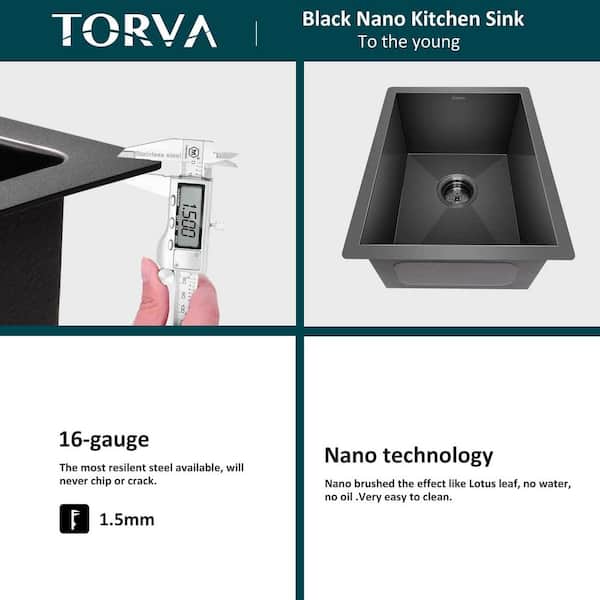 15"x17" Stainless Steel Kitchen Sink Workstation – Drop-In Bar Sink With Cutting Board, Colander & Drain