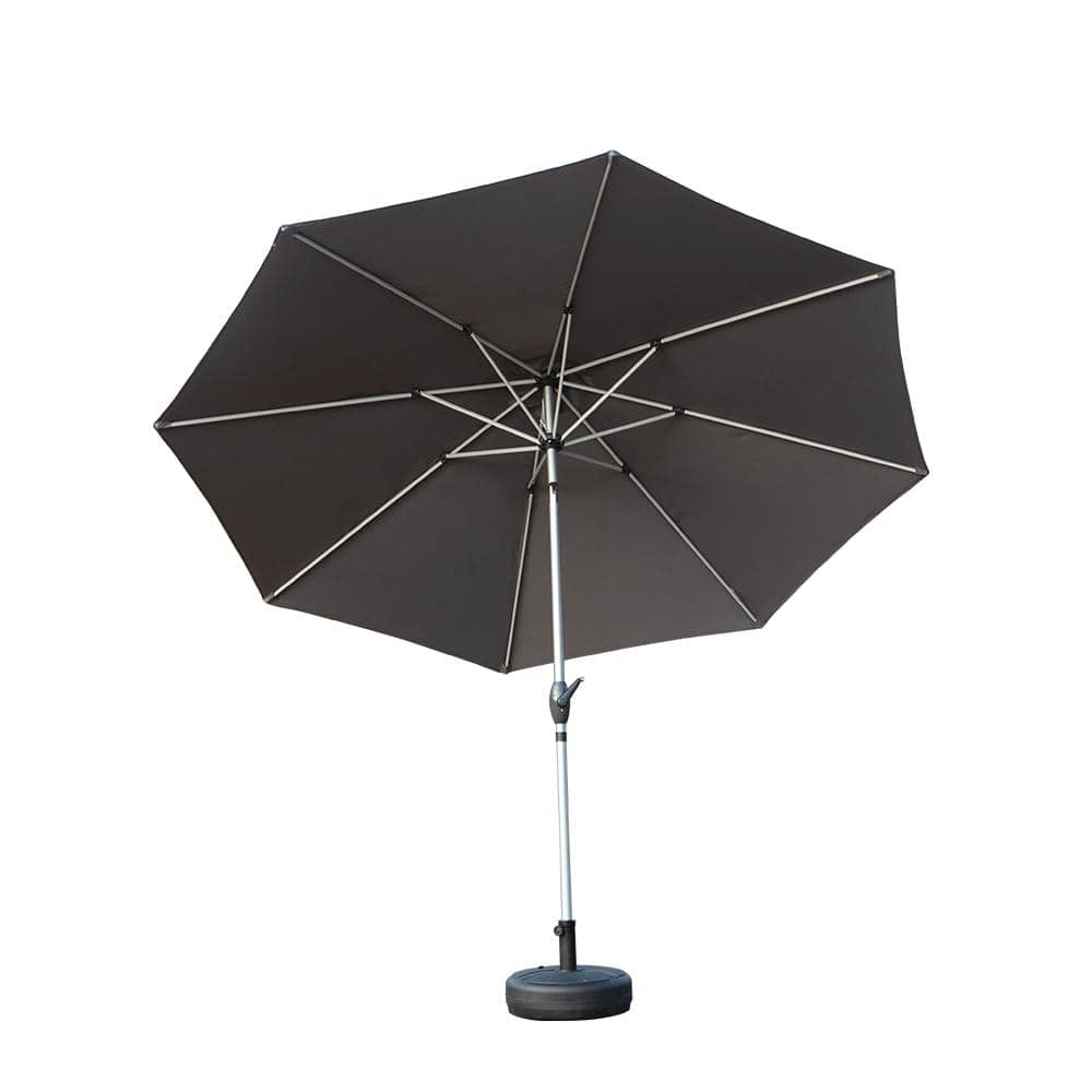 10ft. Outdoor Table Umbrella with Push Button Tilt and Crank, UV Protection Waterproof Market Sun Umbrella,Gray price history on PriceWatchPro