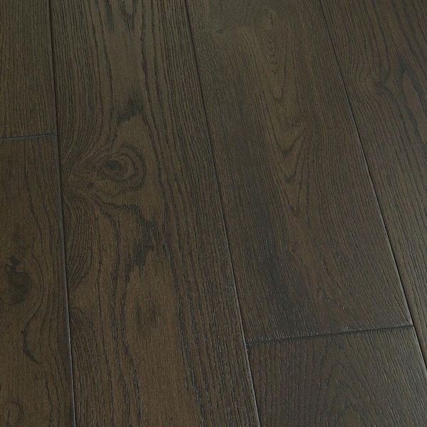 Malibu Wide Plank Oceanside French Oak 3/8 in.T x 6.5 in.W Click Lock Wire Brushed Engineered Hardwood Flooring (23.6 sq. ft./case)