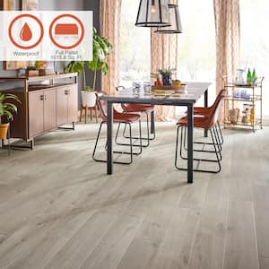 Outlast+ Graceland Oak 12 mm T x 7.4 in. W Waterproof Laminate Wood Flooring (1015.8 sqft/pallet)