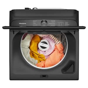 5.2 - 5.3 cu. ft. Top Load Washer in Volcano Black with Removable Agitator