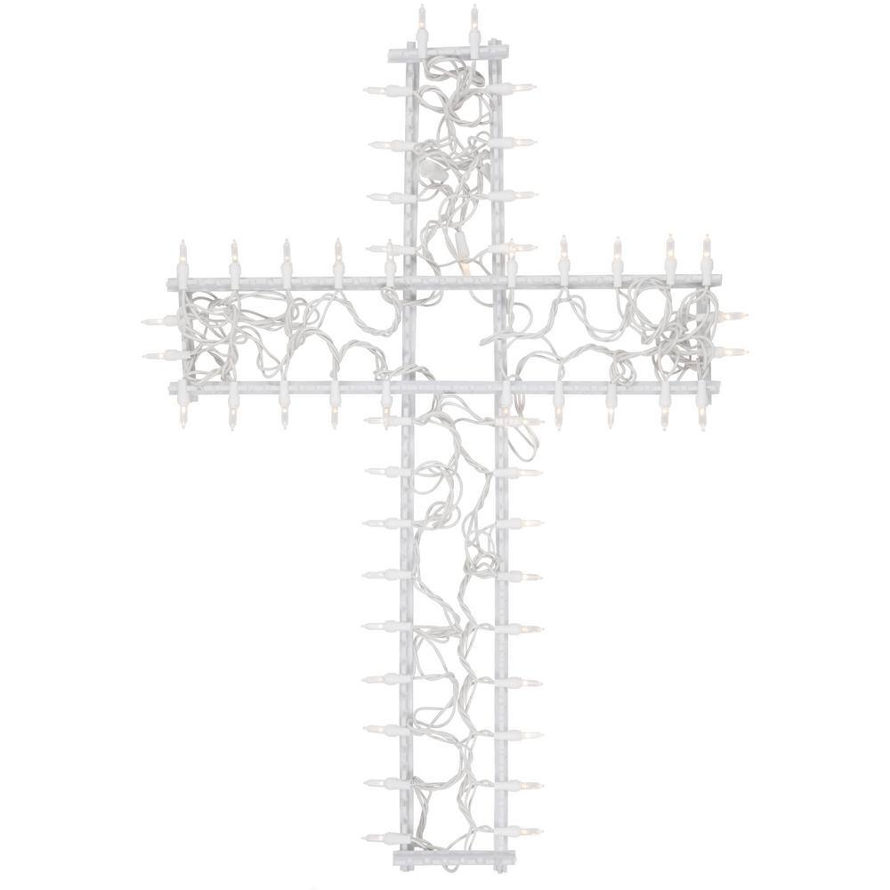 Adjustable White PVC Window Frame for Mini Christmas Lights