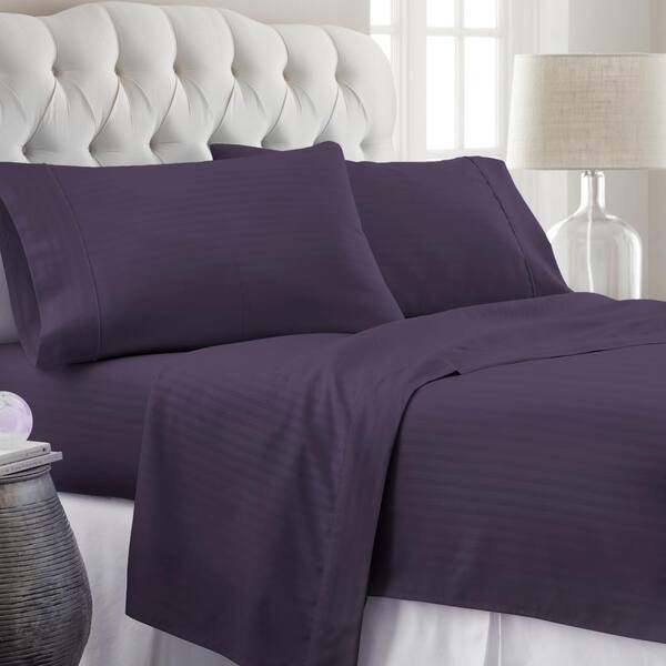 plum colored queen sheets