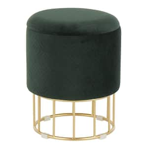  Hdxdkog Foot Stool, Modern S-Shape Velvet Ottoman