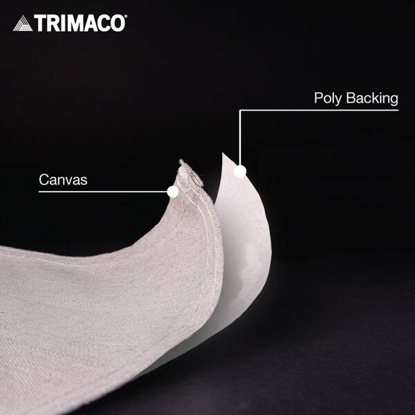 TRIMACO 5 ft. x 5 ft. Butyl II Canvas Quick Drop Cloth 85355 - The Home  Depot