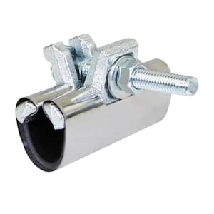 2 in. x 3 in. L Stainless Steel 1-Bolt IPS Pipe Repair Clamp
