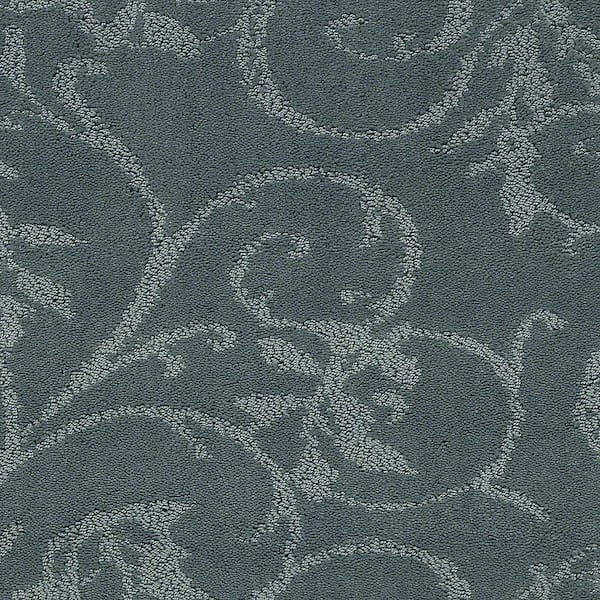 Lifeproof 8 in. x 8 in. Pattern Carpet Sample - Cheriton - Color Lagoon