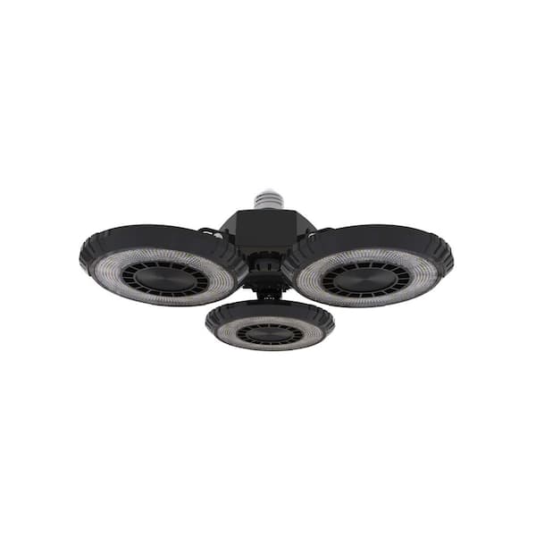 500-Watt Equivalent 8000 Lumen 5000K Daylight Specialty 3-Panel Foldable LED Garage Bulb (1-Pack)