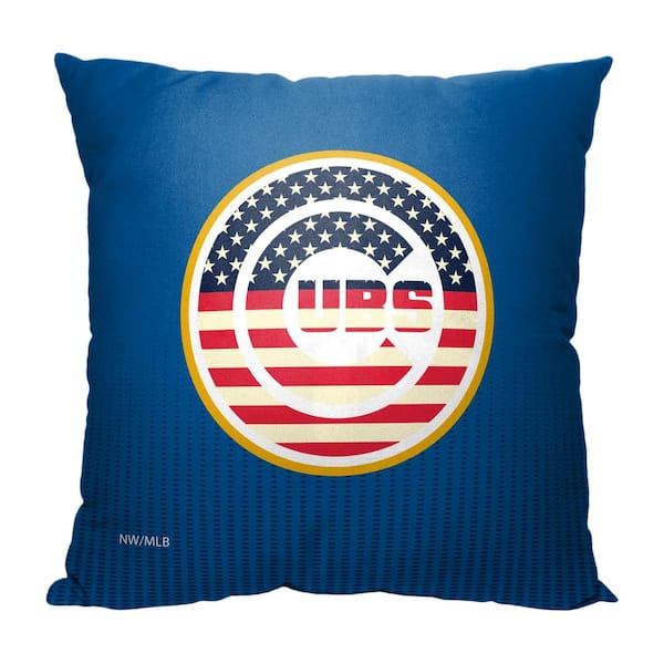 THE NORTHWEST GROUP MLB Cubs Celebrate Series Printed Polyester Throw Pillow 18 X 18