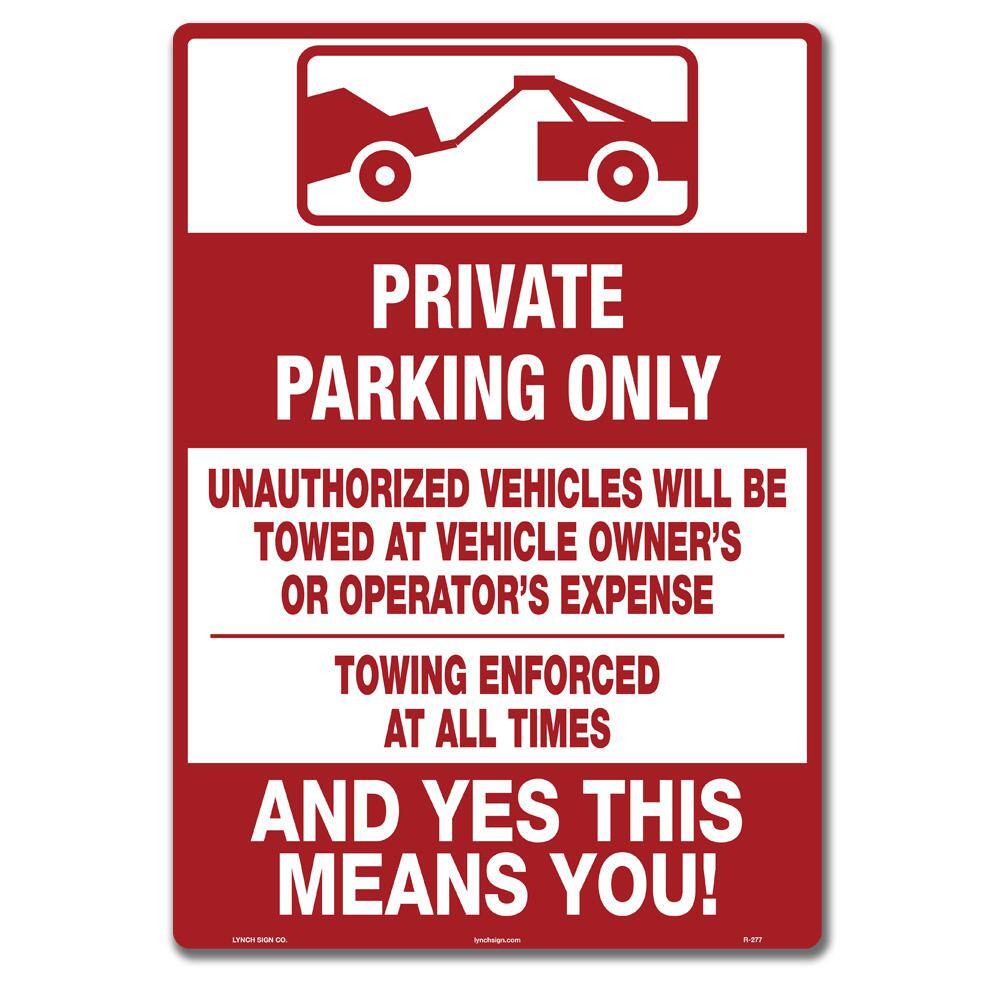 10 in. x 14 in. Private Parking Only Sign Printed on More Durable Thicker Longer Lasting Plastic Styrene price history on PriceWatchPro