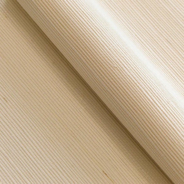 Tempaper Cream Sisal Authentic Grasscloth Handwoven Unpasted Textured Wallpaper Roll (Covers 72 sq. ft.)