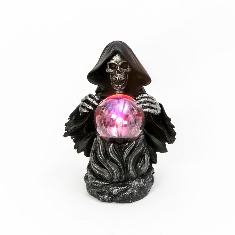 9.44 in Resin Grim Reaper with Lighted Ball, Spooky Decor price history on PriceWatchPro