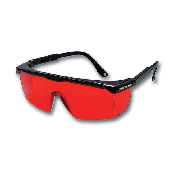 CST Red Laser Enhancement Glasses for Use with Rotary Laser Levels or Straight Line Lasers (1 Size)