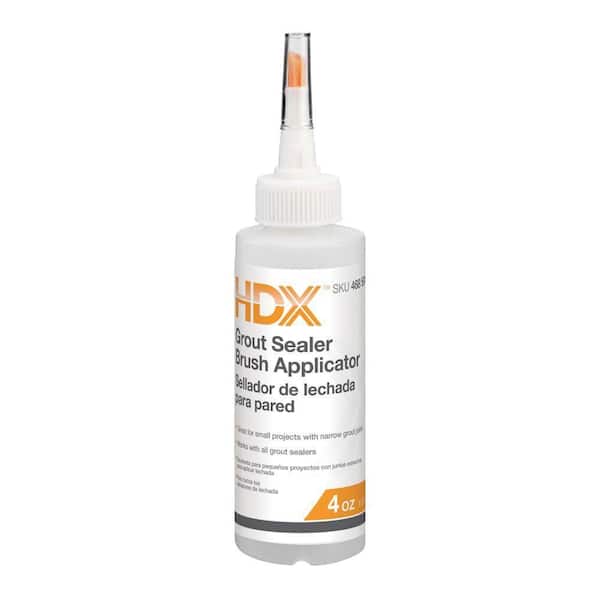 HDX 4 oz. Grout Sealer Applicator Brush Bottle for Walls