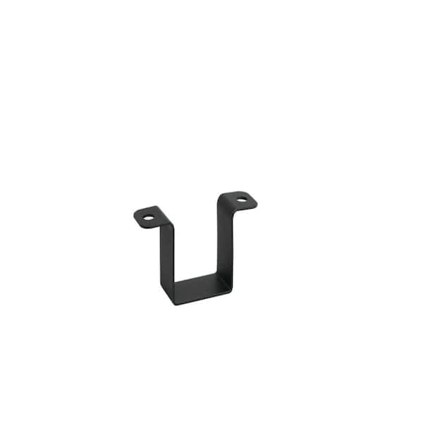 Fe26 Cable Rail 1.25in Black Sand Cap Rail Clip (Bag of 4)