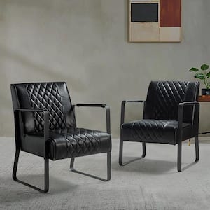 kino metal arm accent chair