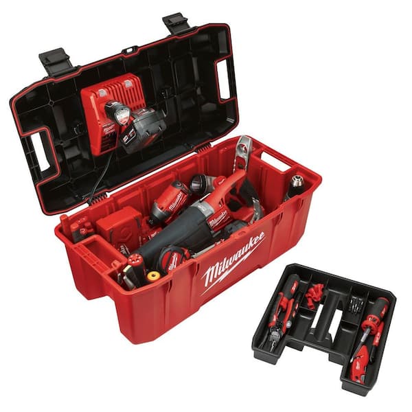 Milwaukee - 26 in. Jobsite Work Tool Box