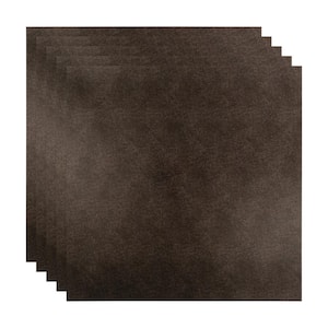 Flat Panel 2 ft. x 2 ft. Smoked Pewter Lay-In Vinyl Ceiling Tile (20 sq. ft.)