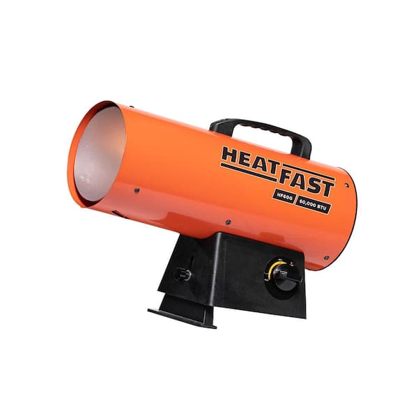 HEATFAST 60,000 BTU LP Forced Air Propane Space Heater with Variable Heat Control