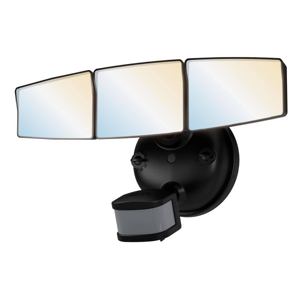 TZ473希少ギャラクシーフローライトパイライト共生ホワイトフローライトスフィア HALO Next Gen Hardwired LED Security Floodlight, 3 Head w/ Motion