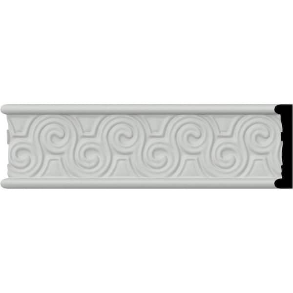 SAMPLE - 2-1/2 in. x 1/2 in. x 12 in. Urethane Bedford Window and Door Casing