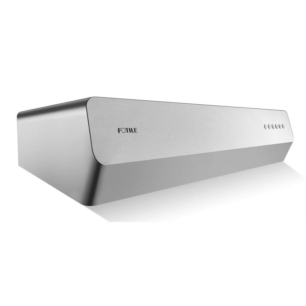 Slim Stainless Steel Convertible Under Cabinet Range Hood