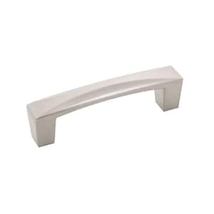 Crest Collection 3 in. (76 mm) Satin Nickel Finish Cabinet Drawer/Door Pull