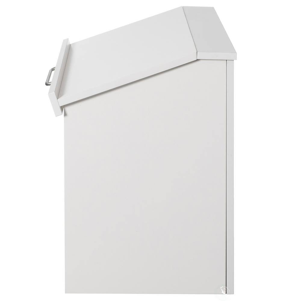 White Foldable Tabletop Portable Lectern for Office and Home