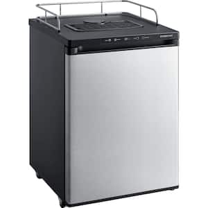 24 in. W Kegerator Conversion Refrigerator for Full Size Kegs with Deep Chill Mode