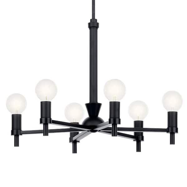 Kichler Torvee 6-Light Black Vintage Chandelier