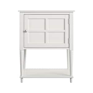 Gwyneth 28.3 in. Soft White Accent Table