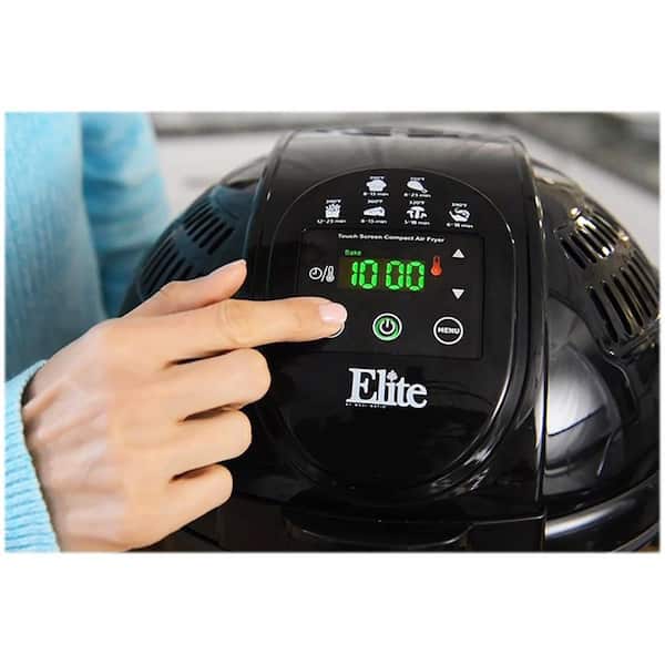 Elite Gourmet 5.3 qt. Digital Air Fryer Black