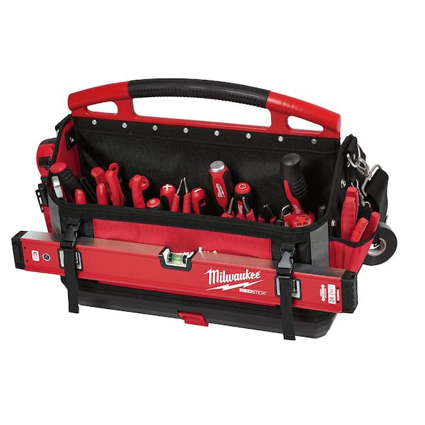 Milwaukee 48-22-8320 20 IN Impact-Resistant Packout Tote w/ 32 Pockets