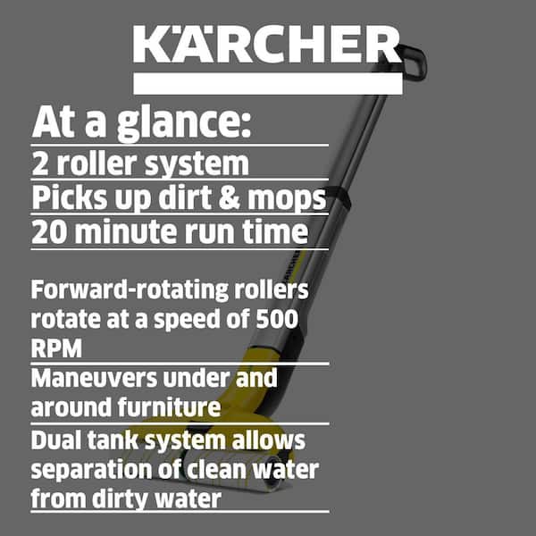 Kärcher - FC 5 Electric Hard Floor Cleaner – Perfect for Laminate, Wood,  Tile, LVT, Vinyl, & Stone Flooring