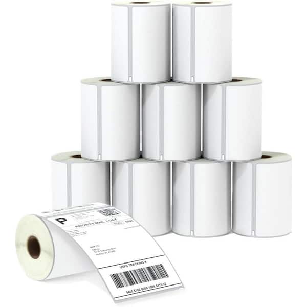 Unbranded 4 x 6 Shipping Labels Perforated Compatible with LabelWriter 4XL Rollo Zebra 10 Rolls 2200 Labels