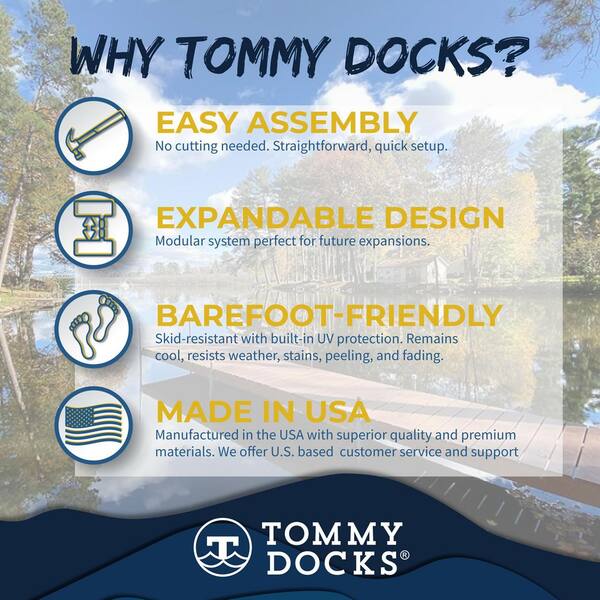 Tommy Docks Flexx Dock Cleat Kit TD-30525 - The Home Depot