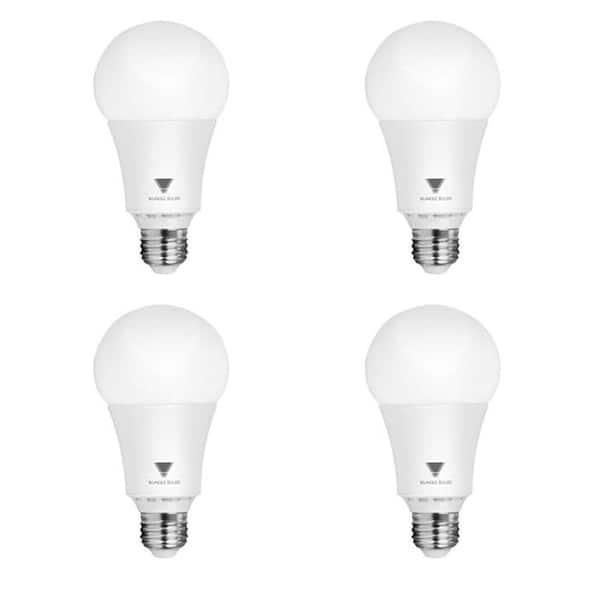 TriGlow 100-Watt Equivalent A21 Dimmable 1,600-Lumens LED Light Bulb Soft White (4-Pack)
