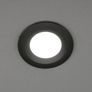 4 in. Adjustable CCT Integrated LED Canless Recessed Light Black Trim Kit 650 Lumens Kitchen Bathroom Remodel (24-Pack)