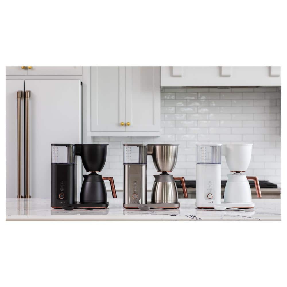 Matte Black 10-Cup Drip Coffee Maker with Thermal Carafe