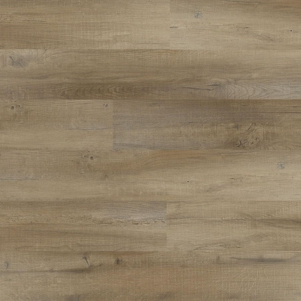 30PCS 12 MIL 6 in. x 36 in. x 1.8mm Light Brown Vinyl Peel and Stick Flooring Tile, Water Resistant (45 sq.ft.)