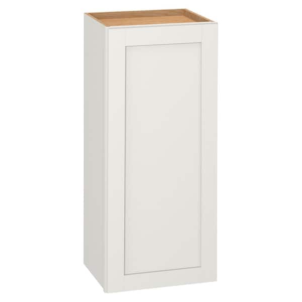 Diamond NOW Arcadia 27-in W x 36-in H x 12-in D White Wall Fully Assembled Cabinet (Recessed Panel Shaker Door Style)