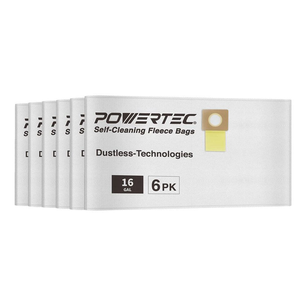 POWERTEC 1218 Gal. 5Ply Fleece Filter Bag for DustlessTechnologies
