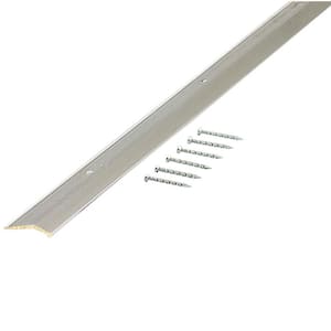 Polished 7/8 in. x 36 in. Smooth Carpet Trim with Screw Nails