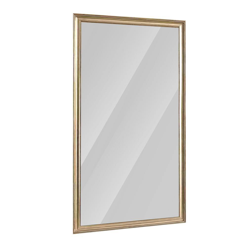 Copper 32 in. W x 70 in. H Rectangle Metal Full Length Mirror for Bedrooms,