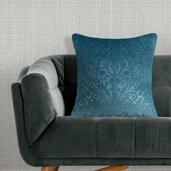 Teal velvet best sale throw pillows