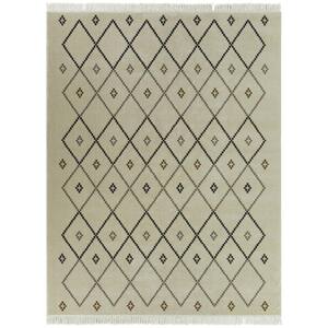 Luisa Beige 5 ft. x 7 ft. Trellis Area Rug